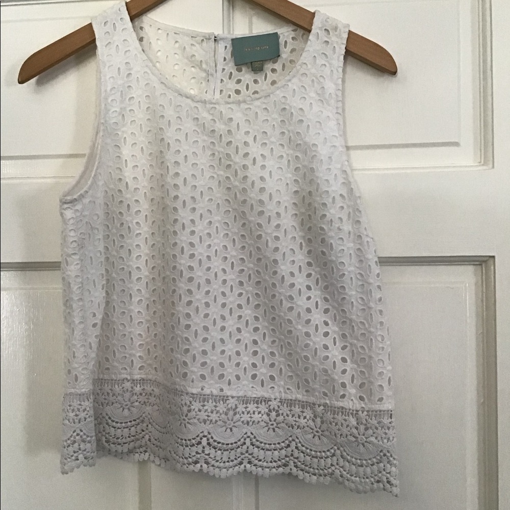 White lace top